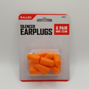 Tapones auditivos de espuma Allen (6 pares)