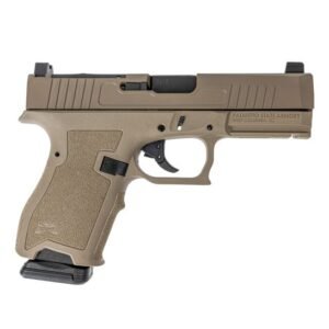 PSA Dagger Pistol, 9mm, FDE Extreme Carry CutsRMR Slide, BLK DLC Non-Threaded Barrel FDE Frame